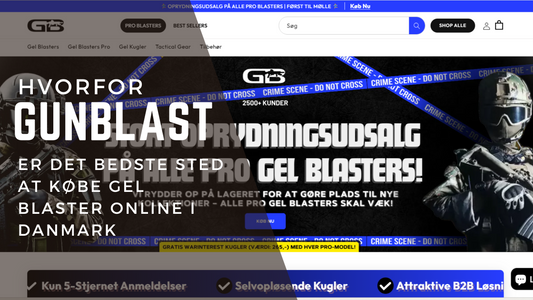 Hvorfor Gunblast er det bedste sted at købe Gel Blaster online i Danmark