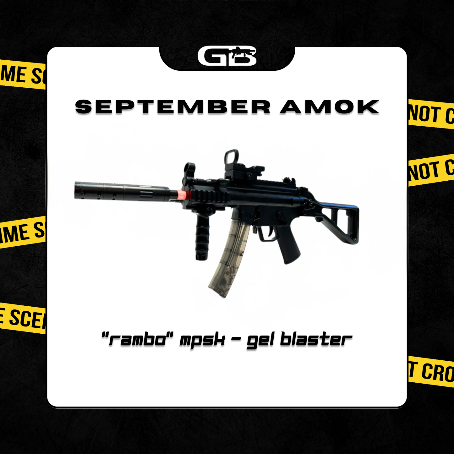 "Rambo" MP5K - Gel Blaster