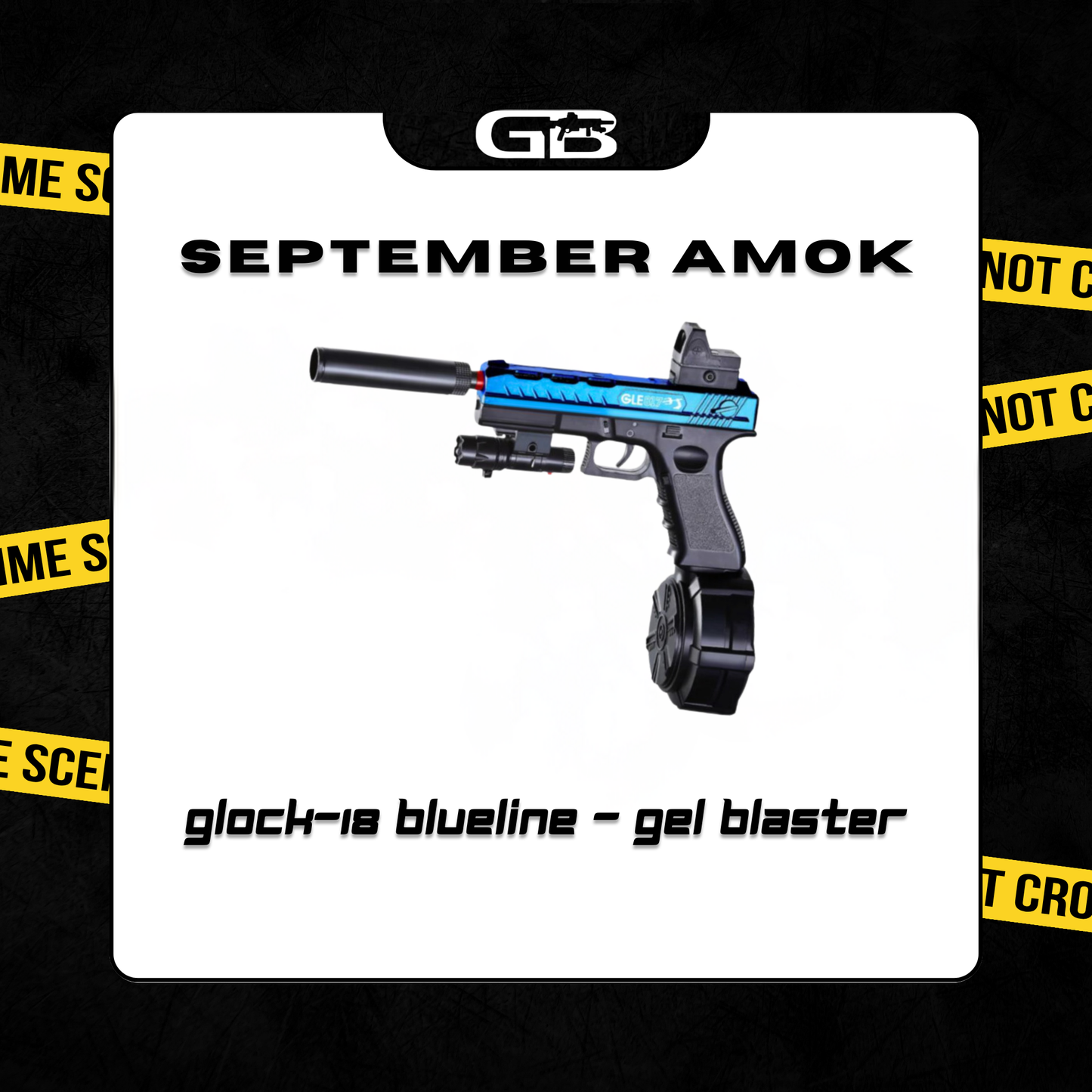 Glock-18 Blueline - Gel Blaster